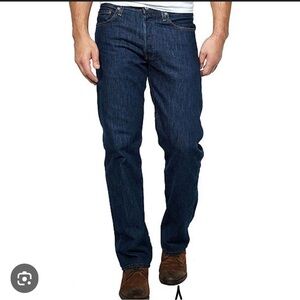 501 butterfly button dark wash size W40 L34 like new